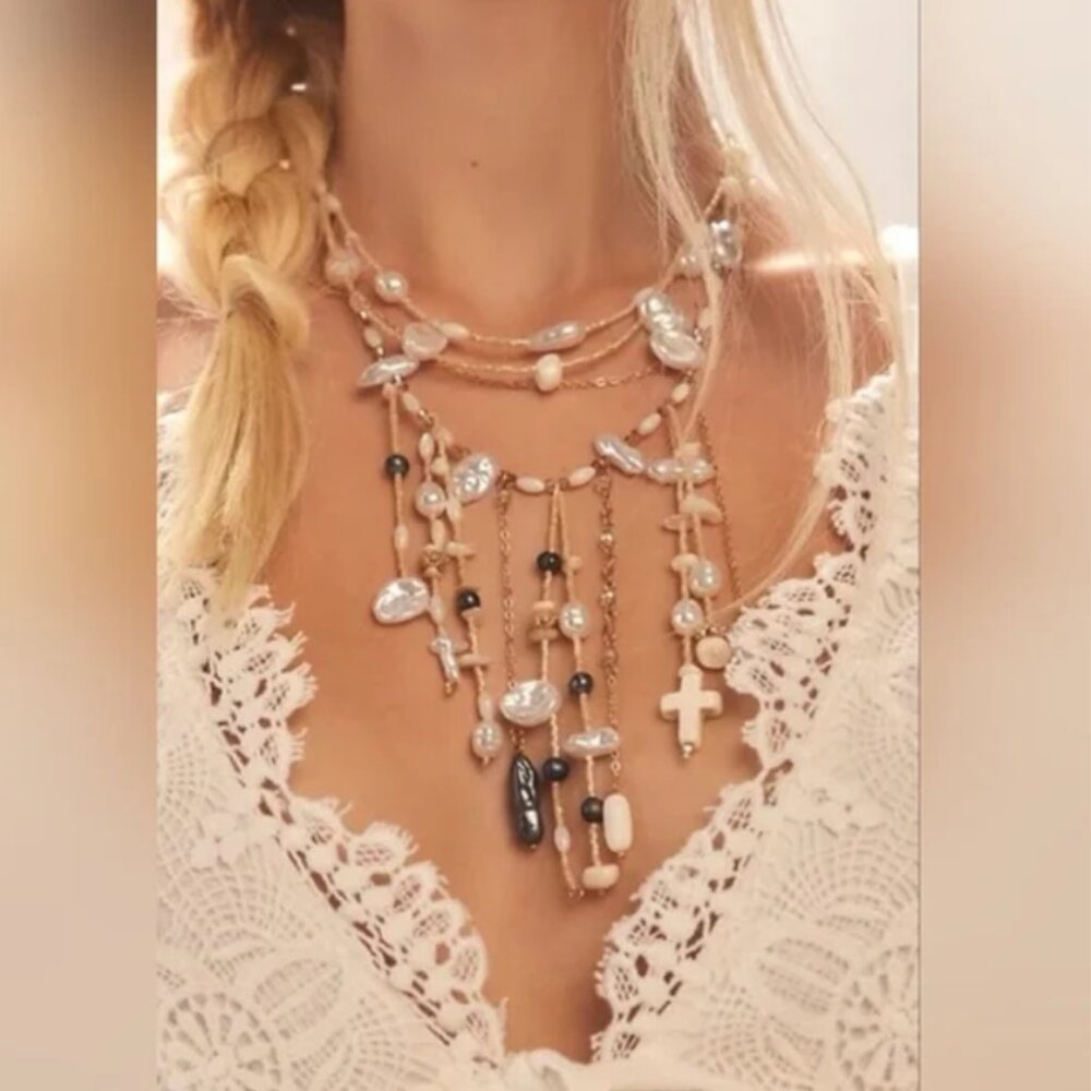 Free People NWT Ariana Ost Something Beautiful Necklace